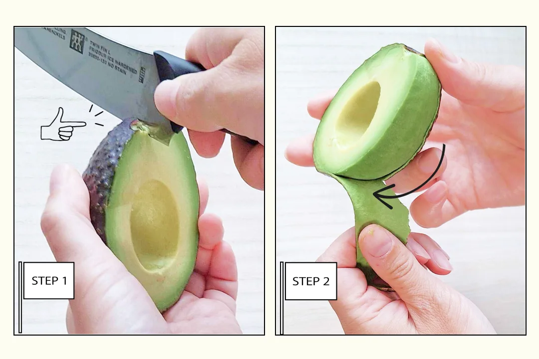 アボカド皮剥き　アボカド アボカドの剥き方 作り方・レシピ | クラシル